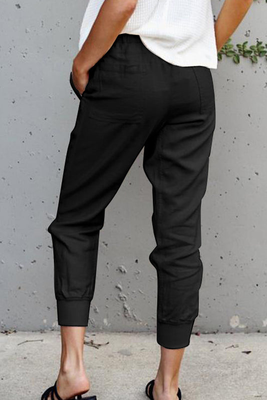 Black pants with pockets